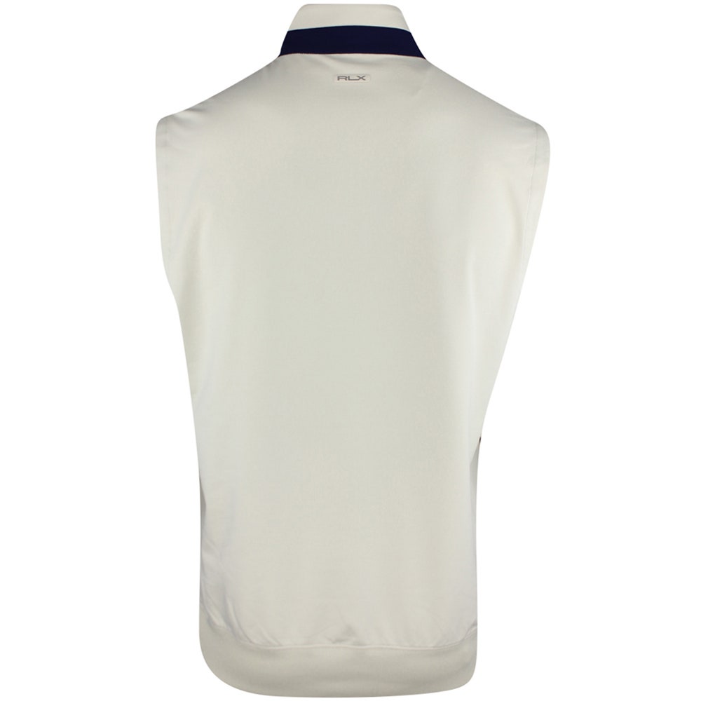 RLX Golf Jumper - Lux Performance QZ Vest - Basic Sand SS25