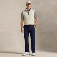 RLX Golf Jumper - Lux Performance QZ Vest - Basic Sand SS25