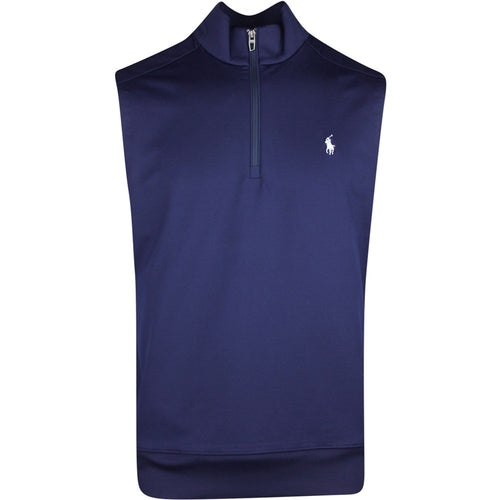 RLX Golf Jumper - Lux Performance QZ Vest - Refined Navy SS25