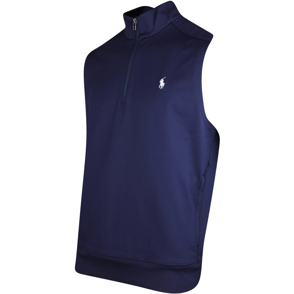 RLX Golf Jumper - Lux Performance QZ Vest - Refined Navy SS25