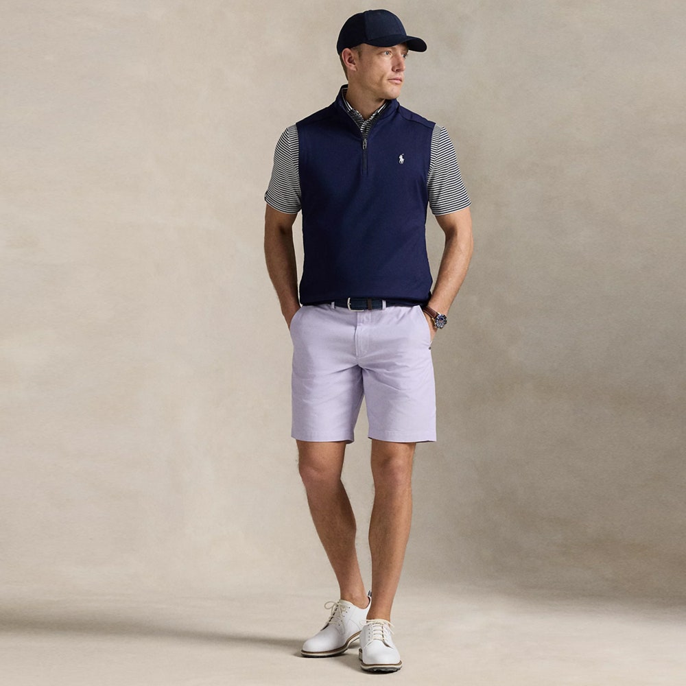 RLX Golf Jumper - Lux Performance QZ Vest - Refined Navy SS25
