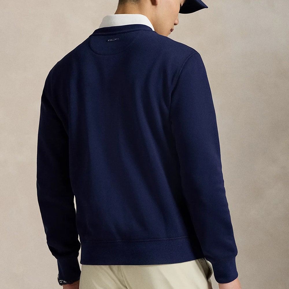 RLX Golf Jumper - Magic Fleece Crew Neck - Refined Navy FA25