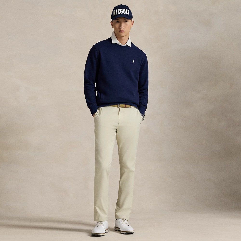 RLX Golf Jumper - Magic Fleece Crew Neck - Refined Navy FA25