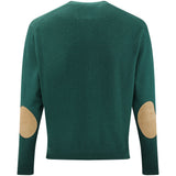 RLX Golf Jumper - RL Tour Pro Logo Cashmere Cardigan - Moss Agate SS26