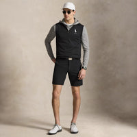 RLX Golf Jumper - RL Tour Pro Logo Lux QZ Vest - POLO Black SS26