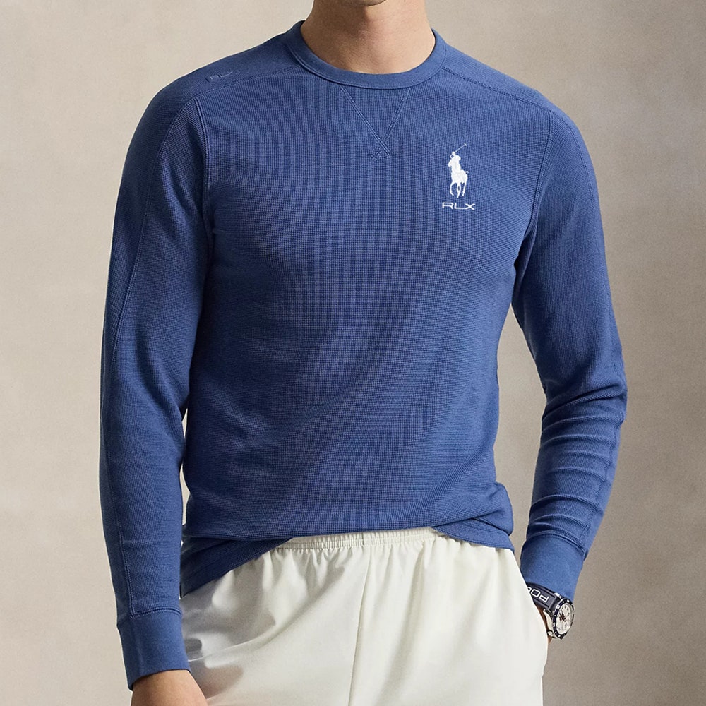 RLX Golf Jumper - RL Tour Pro Logo TW Crew Neck - Old Royal AW26