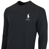 RLX Golf Jumper - RL Tour Pro Logo TW Crew Neck - Polo Black AW26