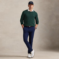 RLX Golf Pullover - CoolMax Merino Crew Neck - Green Multi FA25