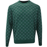 RLX Golf Pullover - CoolMax Merino Crew Neck - Green Multi FA25
