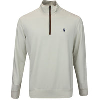 RLX Golf Pullover - Fine Guage Terry QZ - Stone Pebble FA25
