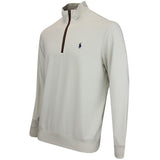 RLX Golf Pullover - Fine Guage Terry QZ - Stone Pebble FA25