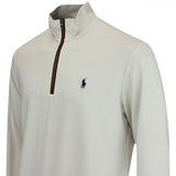 RLX Golf Pullover - Fine Guage Terry QZ - Stone Pebble FA25