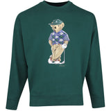RLX Golf Pullover - Heavyweight Bear Logo CN - Refined Green SS26
