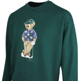 RLX Golf Pullover - Heavyweight Bear Logo CN - Refined Green SS26