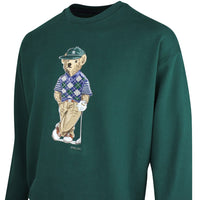 RLX Golf Pullover - Heavyweight Bear Logo CN - Refined Green SS26