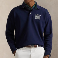 RLX Golf Pullover - Heavyweight Sweater Polo - Refined Navy SS26