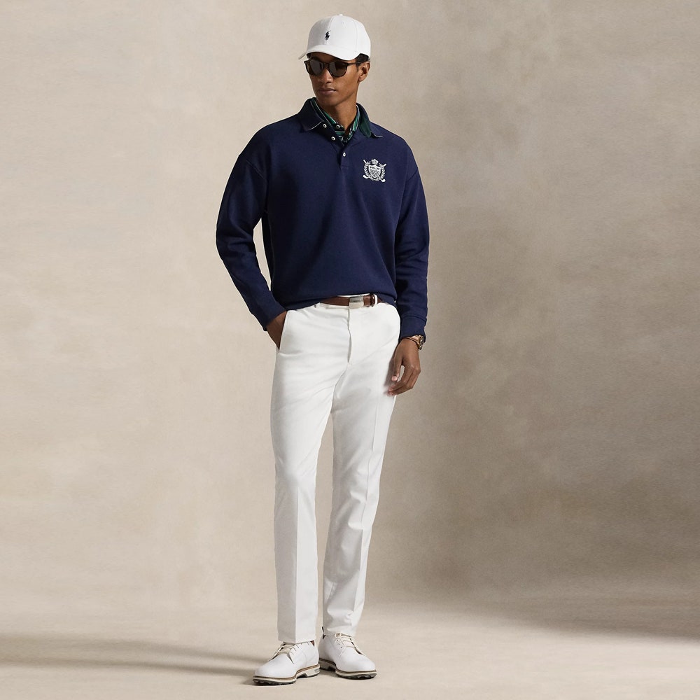 RLX Golf Pullover - Heavyweight Sweater Polo - Refined Navy SS26