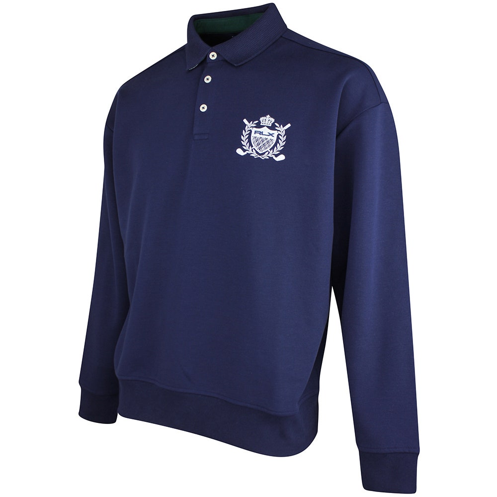 RLX Golf Pullover - Heavyweight Sweater Polo - Refined Navy SS26