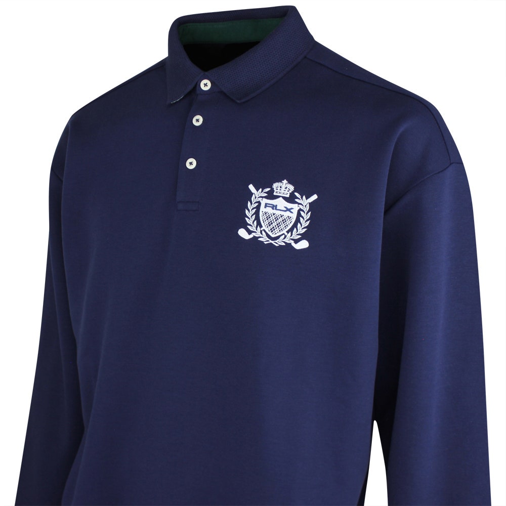 RLX Golf Pullover - Heavyweight Sweater Polo - Refined Navy SS26