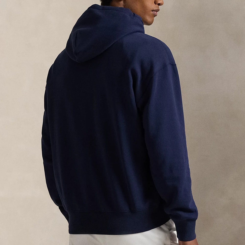 RLX Golf Pullover - Heavyweight Terry Hoodie - Refined Navy SS26