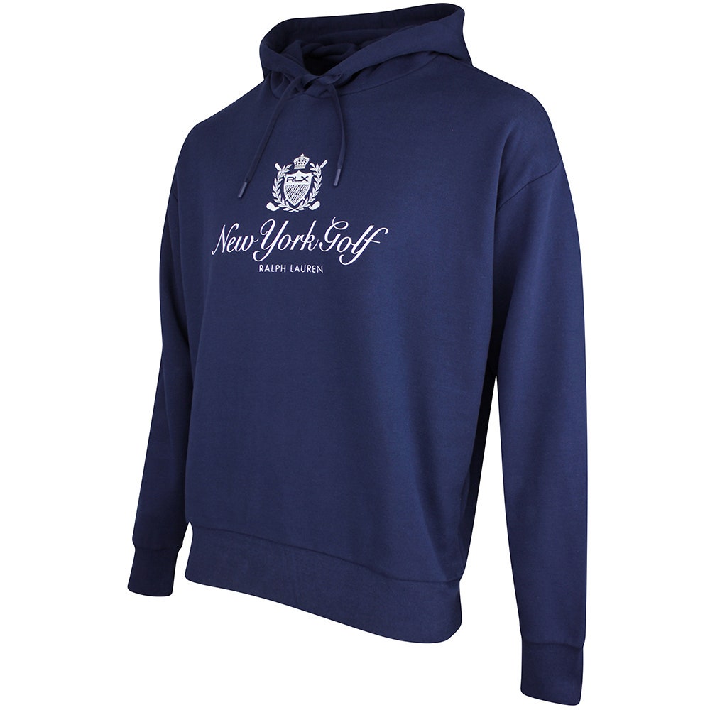 RLX Golf Pullover - Heavyweight Terry Hoodie - Refined Navy SS26