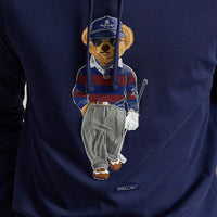 RLX Golf Pullover - NY Bear Logo Hoodie - Refined Navy AW26