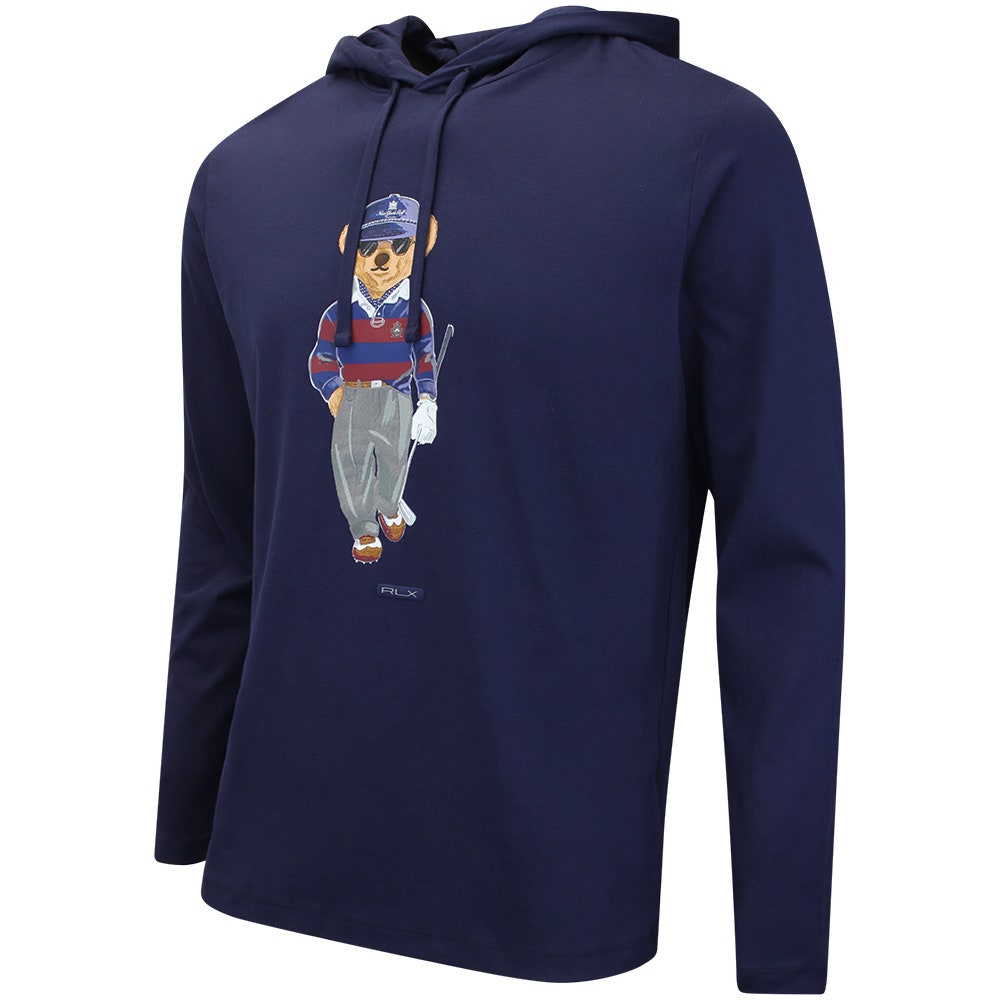 RLX Golf Pullover - NY Bear Logo Hoodie - Refined Navy AW26