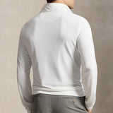 RLX Golf Pullover - RL Tour Pro Logo Heather QZ - Ceramic White AW26