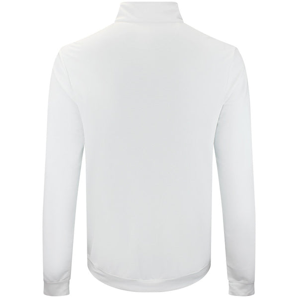 RLX Golf Pullover - RL Tour Pro Logo Heather QZ - Ceramic White AW26