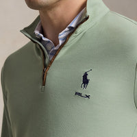 RLX Golf Pullover - RL Tour Pro Logo Heather QZ - Light Green AW26