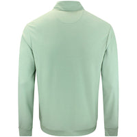 RLX Golf Pullover - RL Tour Pro Logo Heather QZ - Light Green AW26