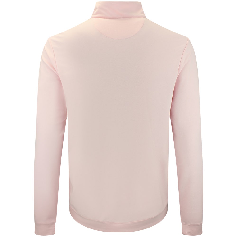 RLX Golf Pullover - RL Tour Pro Logo Heather QZ - Powder Pink AW26