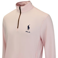 RLX Golf Pullover - RL Tour Pro Logo Heather QZ - Powder Pink AW26