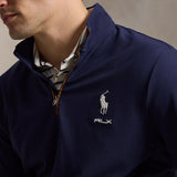 RLX Golf Pullover - RL Tour Pro Logo Heather QZ - Refined Navy AW26