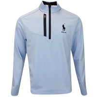 RLX Golf Pullover - RL Tour Pro Logo Lux Jersey - Office Blue FA25