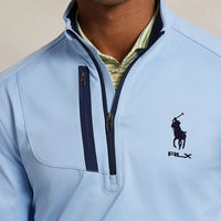 RLX Golf Pullover - RL Tour Pro Logo Lux Jersey - Office Blue FA25