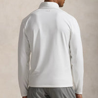 RLX Golf Pullover - RL Tour Pro Logo Lux Jersey - White - Pink FA25