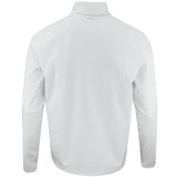 RLX Golf Pullover - RL Tour Pro Logo Lux Jersey - White - Pink FA25