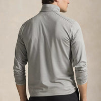 RLX Golf Pullover - RL Tour Pro Logo Lux QZ - Andover Hthr SS26