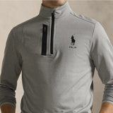 RLX Golf Pullover - RL Tour Pro Logo Lux QZ - Andover Hthr SS26