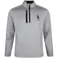 RLX Golf Pullover - RL Tour Pro Logo Lux QZ - Andover Hthr SS26