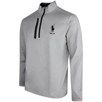 RLX Golf Pullover - RL Tour Pro Logo Lux QZ - Andover Hthr SS26