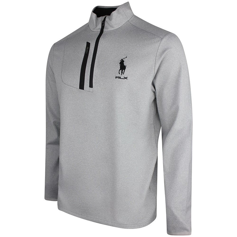 RLX Golf Pullover - RL Tour Pro Logo Lux QZ - Andover Hthr SS26