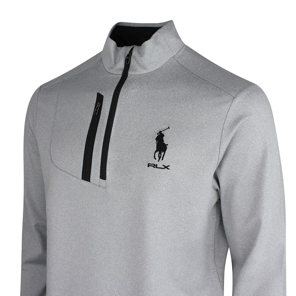 RLX Golf Pullover - RL Tour Pro Logo Lux QZ - Andover Hthr SS26