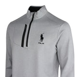 RLX Golf Pullover - RL Tour Pro Logo Lux QZ - Andover Hthr SS26