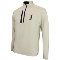 RLX Golf Pullover - RL Tour Pro Logo Lux QZ - Basic Sand AW26