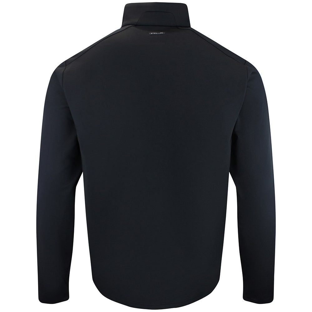 RLX Golf Pullover - RL Tour Pro Logo Lux QZ - Black - Fuchsia SS26