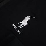 RLX Golf Pullover - RL Tour Pro Logo Lux QZ - Black - White SS26