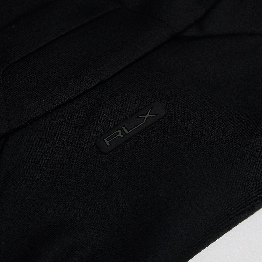 RLX Golf Pullover - RL Tour Pro Logo Lux QZ - Black - White SS26