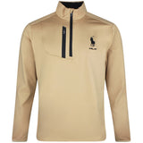 RLX Golf Pullover - RL Tour Pro Logo Lux QZ - C. Camel SS26